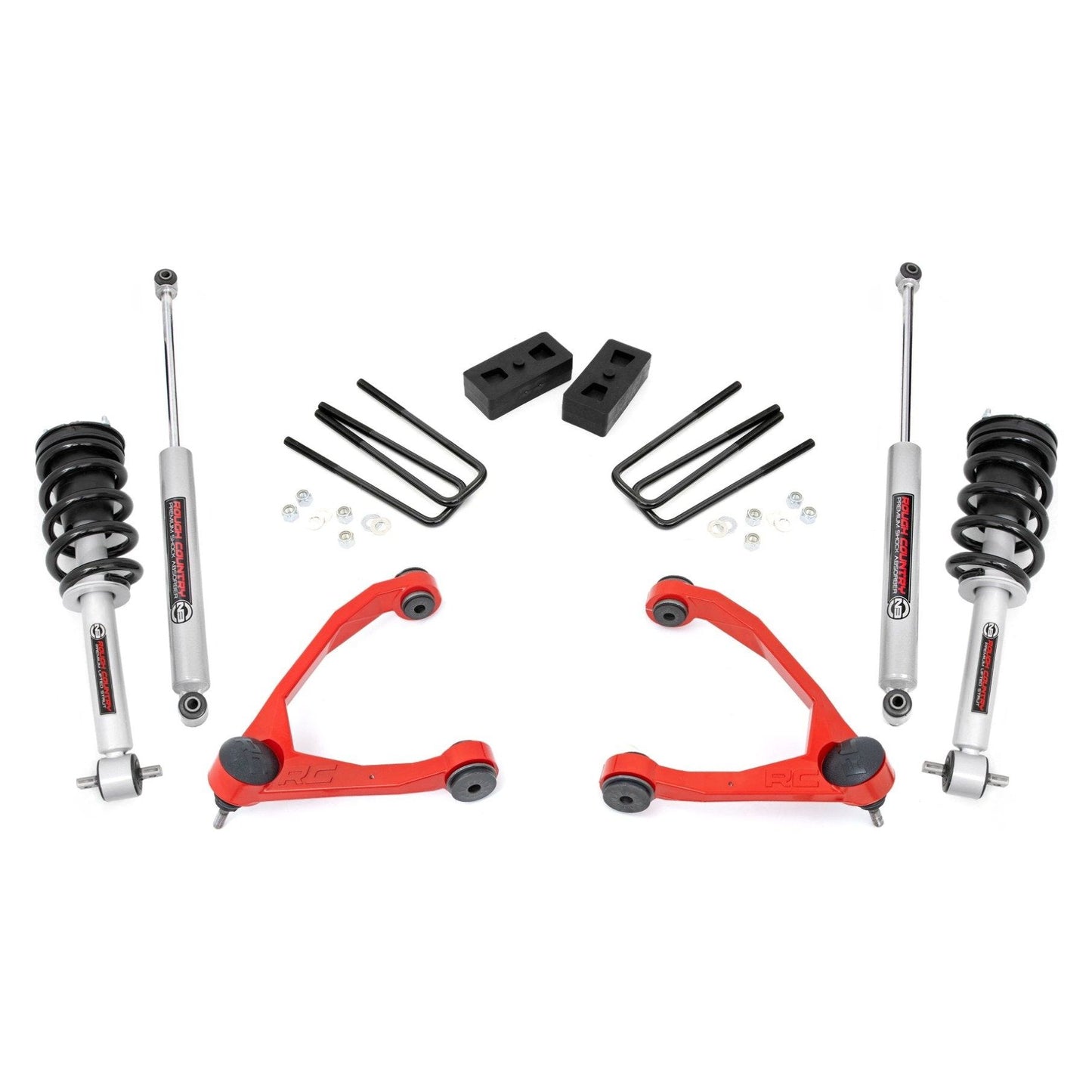 Rough Country N3 Shocks 3.5 Inch Lift Kit I 246.23RED