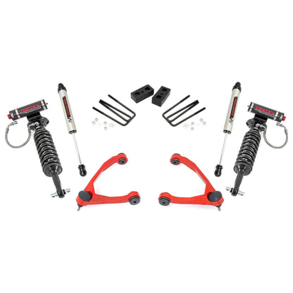Rough Country V2 Monotube Shocks 3.5 Inch Lift Kit I 19857RED
