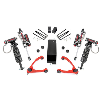Rough Country M1 Monotube Shocks 3.5 Inch Lift Kit I 19440RED