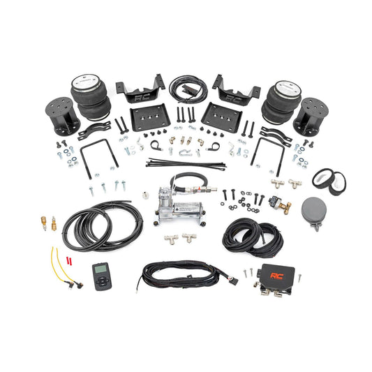 ROUGH COUNTRY Air Spring Kit w/compressor | Wireless Controller | 5 Inch Lift Kit | Chevy/GMC 1500 (07-18) | 100054WC