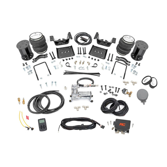 ROUGH COUNTRY Air Spring Kit w/compressor | Wireless Controller | 6-7.5 Inch Lift Kit | Chevy/GMC 1500 (07-18) | 100056WC