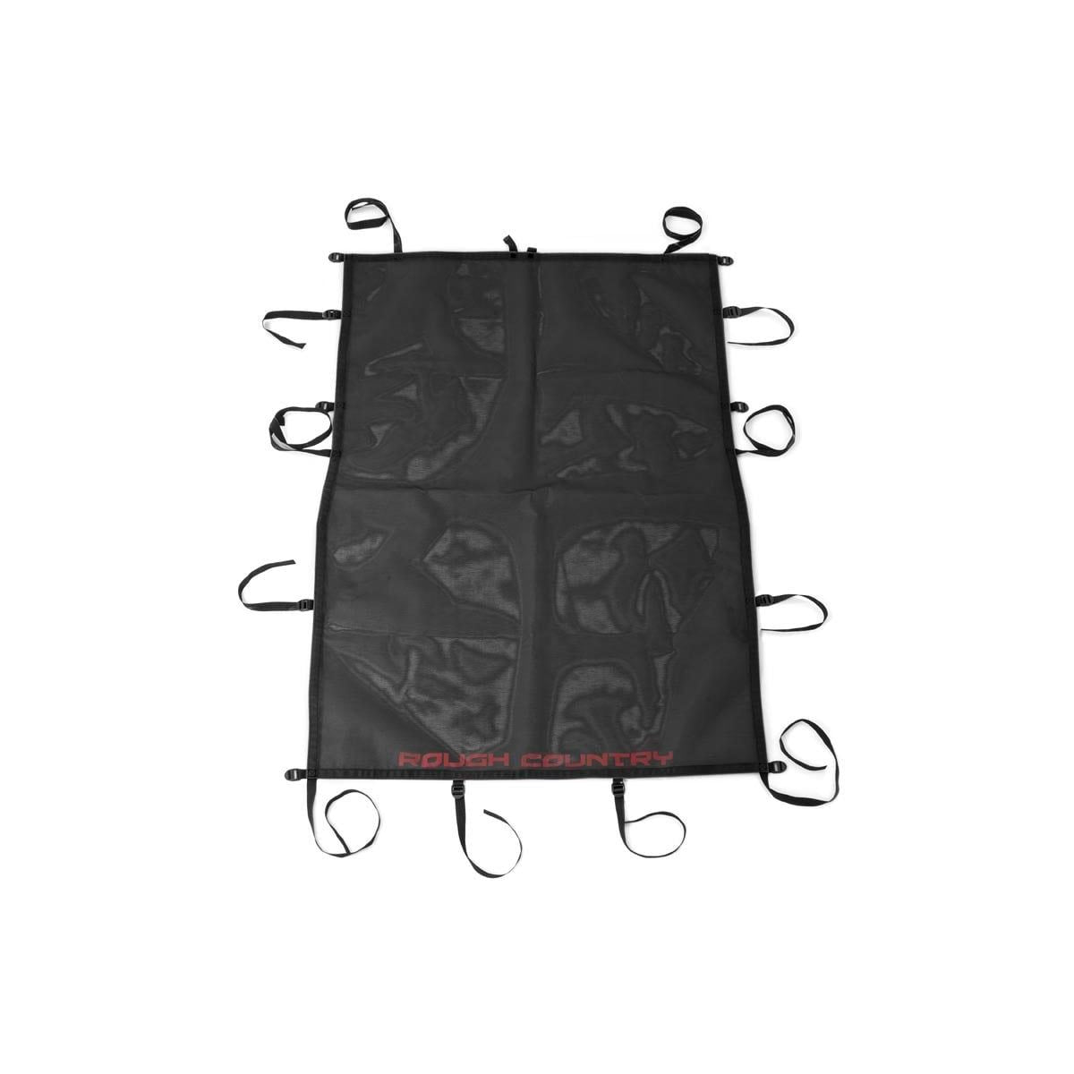 ROUGH COUNTRY Mesh Bikini Top Plus | Black | Jeep Wrangler Unlimited 2WD/4WD (2007-2018) | 85110