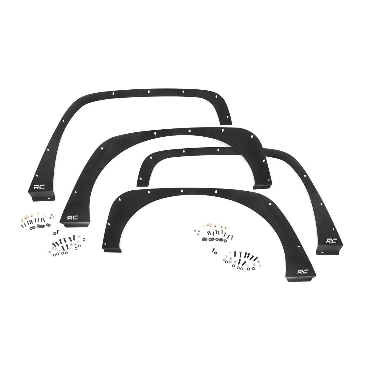 ROUGH COUNTRY Fender Delete Kit | FR & RR | Jeep Wrangler JK/Wrangler Unlimited  (2007-2018) | 10538