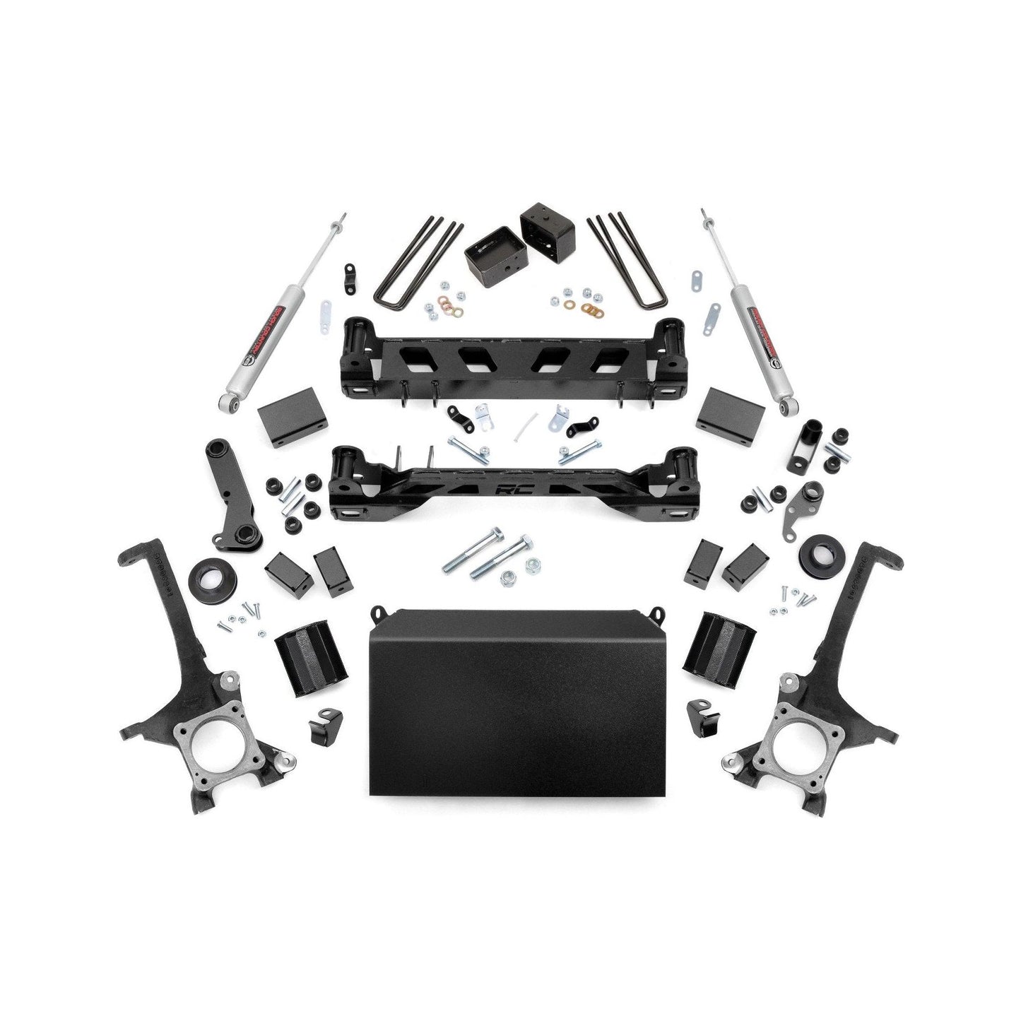 Rough Country Strut Spacers w/N3 Rear Shocks 6 Inch Lift Kit I 75430