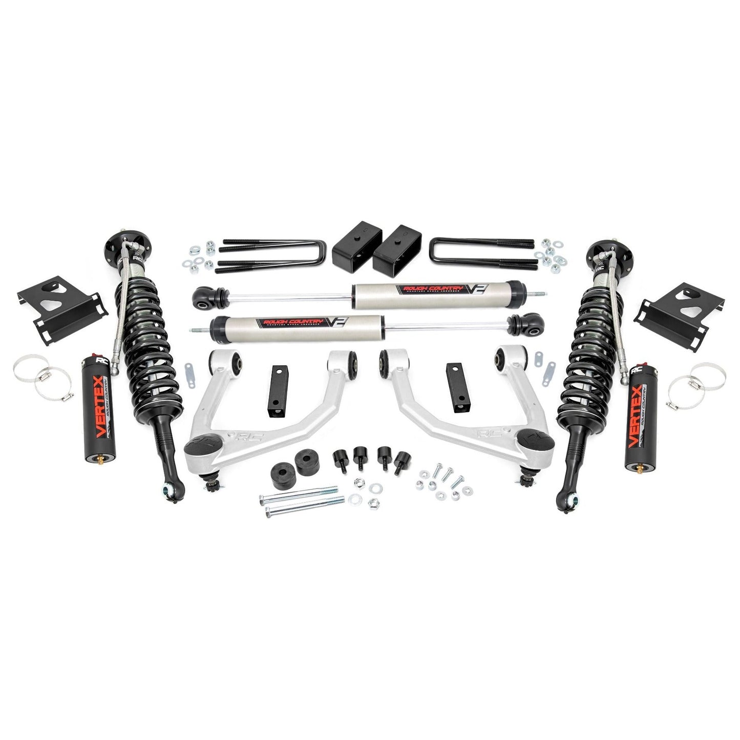 Rough Country V2 Monotube Shocks 3.5 Inch Lift Kit I 76857