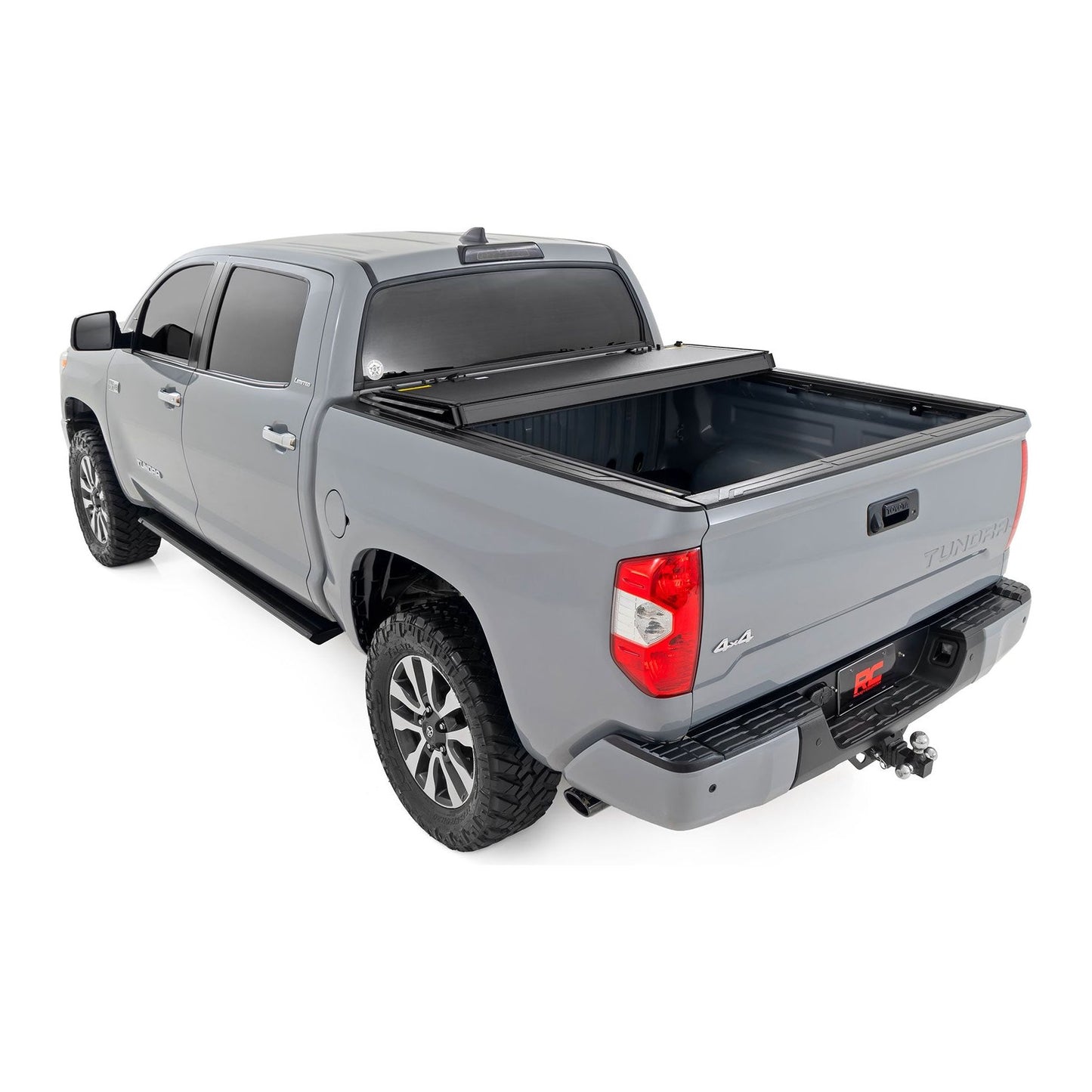 Rough Country 5'7 Hard Tri-Fold Flip Up Bed Cover I 49414551