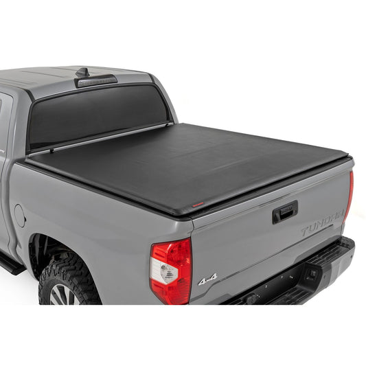 ROUGH COUNTRY Soft Roll Up Bed Cover | 6'7 Bed | Toyota Tundra 2WD/4WD (2007-2021) | 42719650