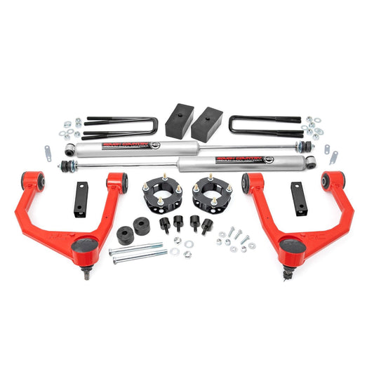 ROUGH COUNTRY 3.5 Inch Lift Kit | Toyota Tundra 2WD/4WD (2007-2021) | 76830RED