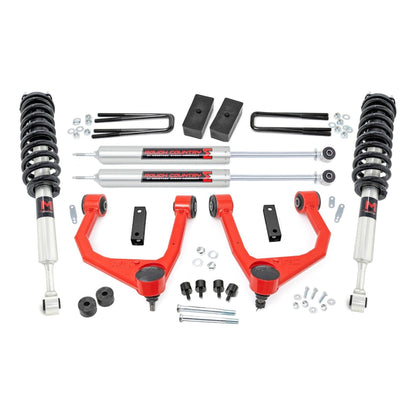 Rough Country M1 Monotube Shocks 3.5 Inch Lift Kit I 76840RED