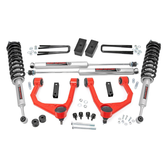 ROUGH COUNTRY 3.5 Inch Lift Kit | N3 Struts | Toyota Tundra 2WD/4WD (2007-2021) | 76831RED