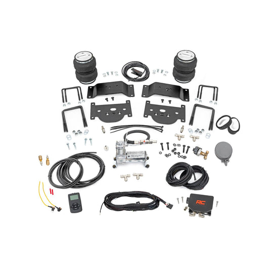 ROUGH COUNTRY Air Spring Kit w/compressor | Wireless Controller | 0-6" Lifts | Toyota Tundra (07-21) | 10024WC