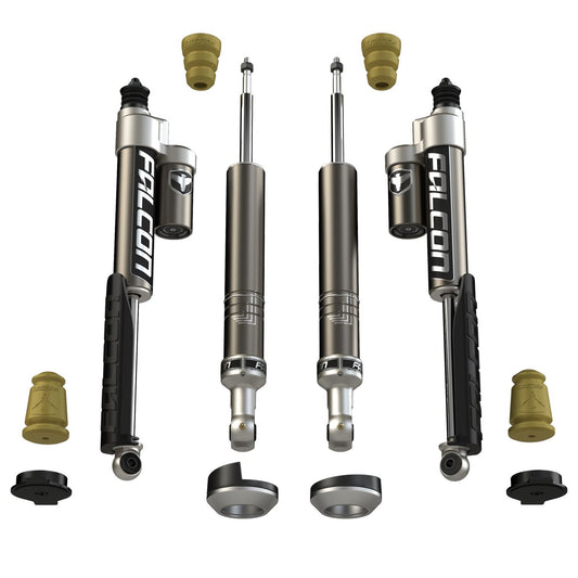 FALCON SHOCKS | 2005+ Toyota Tacoma 2.25 Inch Sport Shock Leveling System Falcon Shocks | 08-04-21-400-002