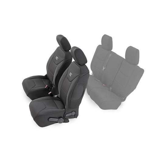 ROUGH COUNTRY Seat Covers | Front | Jeep Wrangler Unlimited 4WD (2013-2018) | 91004F