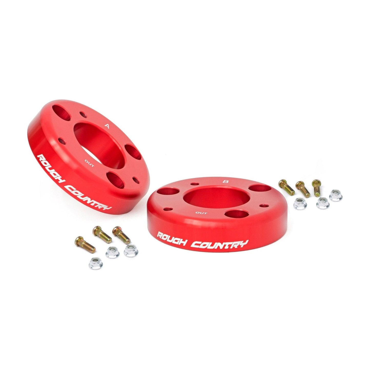 Rough Country Anodized Red 2 Inch leveling Kit I 568RED