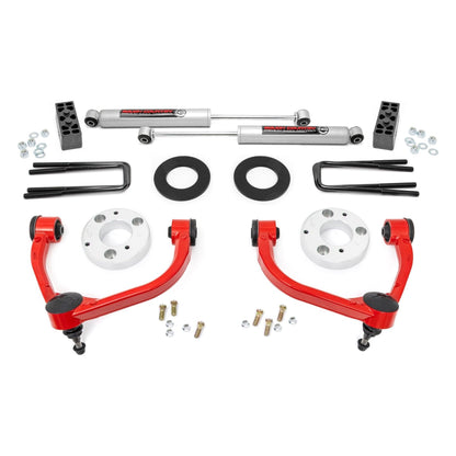 Rough Country M1 Struts w/M1 Rear Shocks 3 Inch Lift Kit I 54440RED