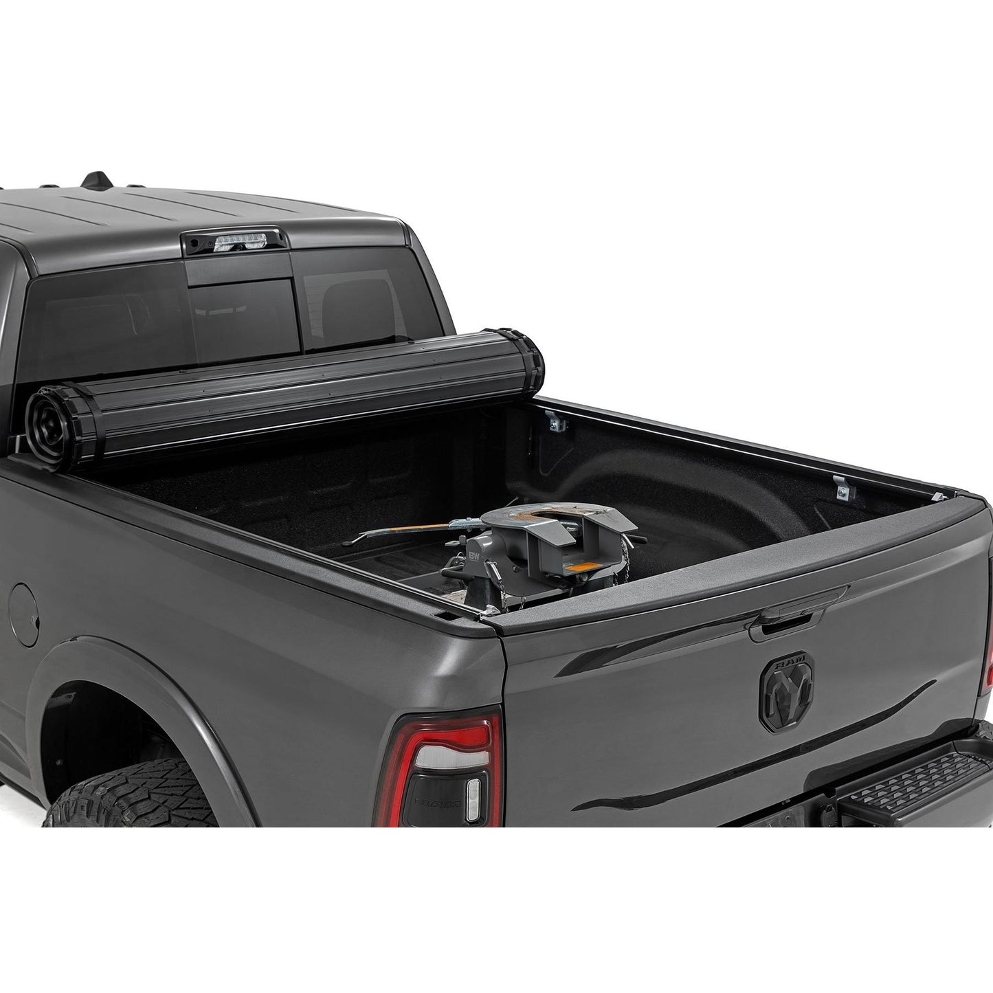 ROUGH COUNTRY Hard Roll Up Bed Cover | 6'4" Bed | Ram 1500 (09-18)/2500 (09-26)  | 50309650