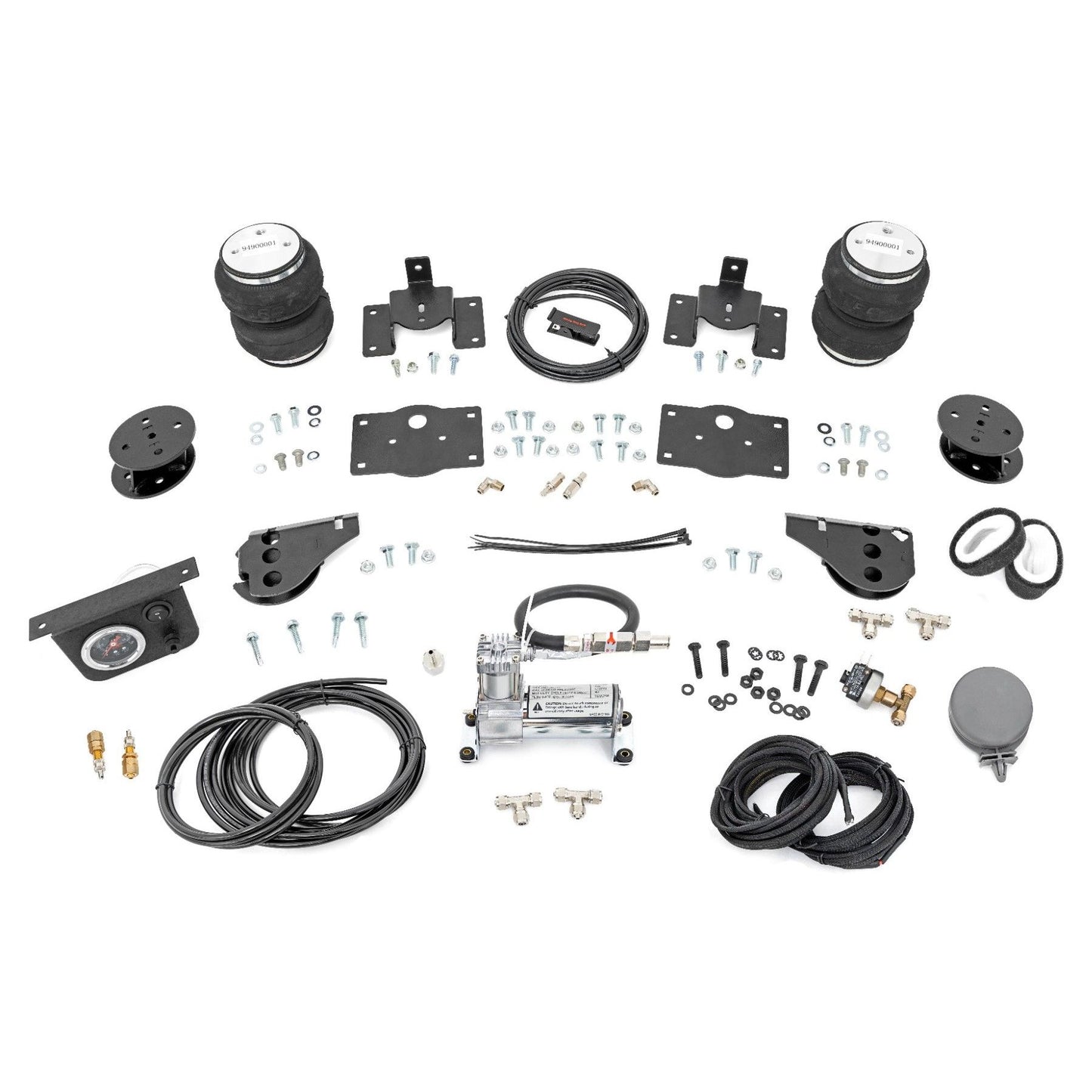 ROUGH COUNTRY Air Spring Kit w/compressor | 4 Inch Lift Kit | Ram 1500 2WD/4WD (2009-2018 & Classic) | 100324C