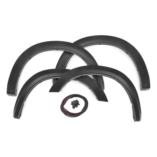 Rough Country With Metal Front Bumper Fender Flares I S-D10911-PW7