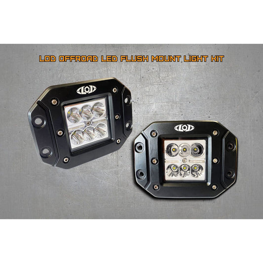 LOD LoD Offroad LED Flush Mount Light Kit