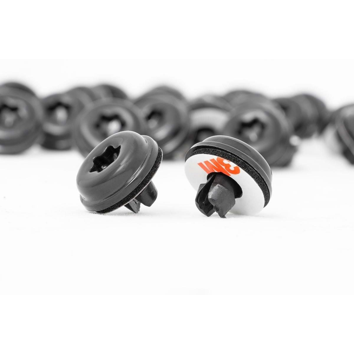 ROUGH COUNTRY Rivet Kit for Fender Flares | Black | 10015