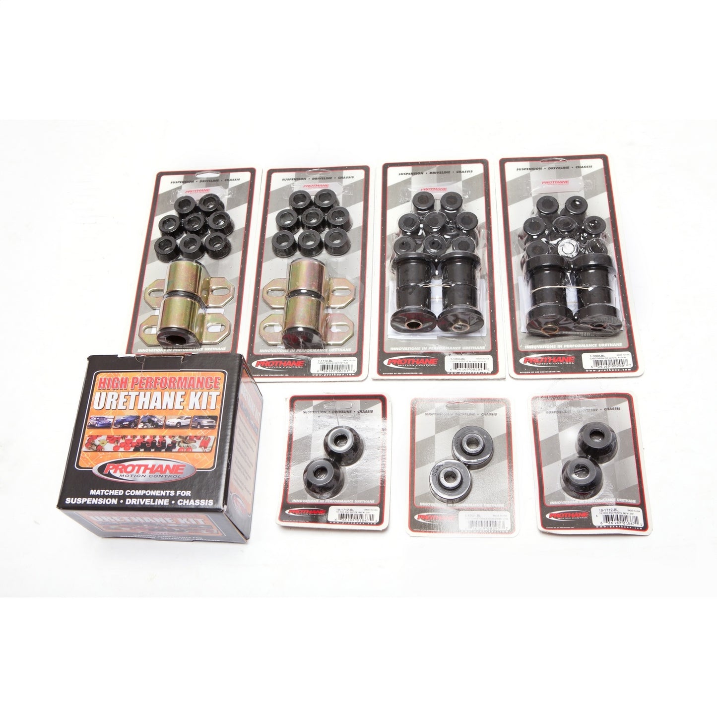 RUGGED RIDGE | 1-2002BL | Total Bushing Kit, Black, 76-79 Jeep Cj5 & Cj7