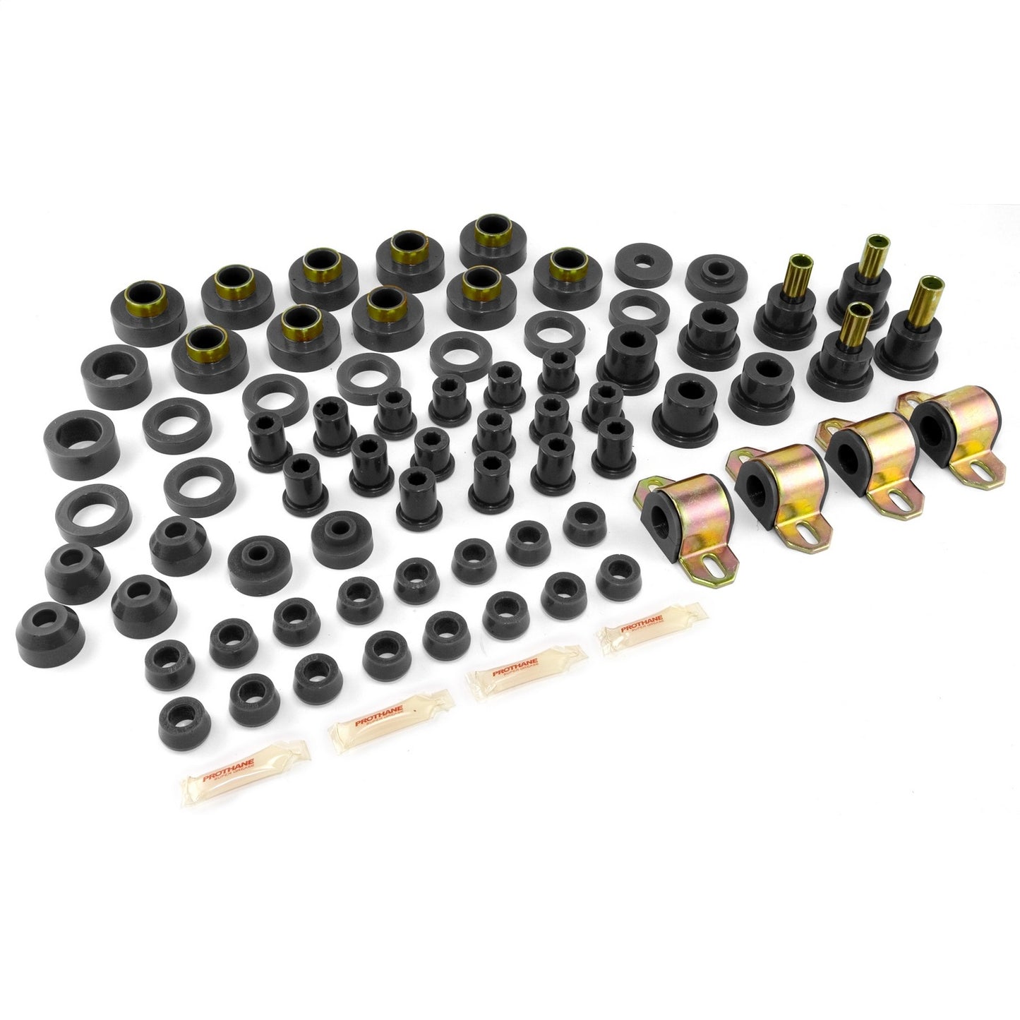 RUGGED RIDGE | 1-2003BL | Total Bushing Kit,Black 80-86 Wrangler