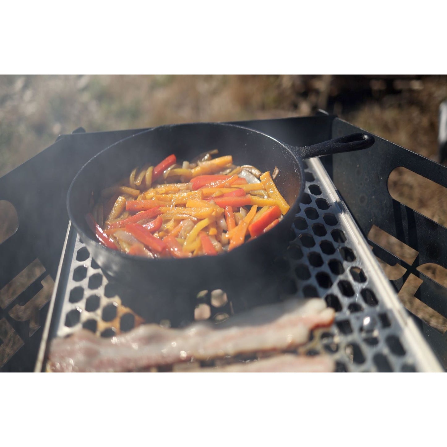 ROUGH COUNTRY Overland Collapsible Fire Pit Stainless Steel Grill Grate | 117517