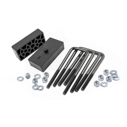 ROUGH COUNTRY 1.5 Inch Block And U-Bolt Kit | Chevy/GMC 2500HD (11-19) | 6551