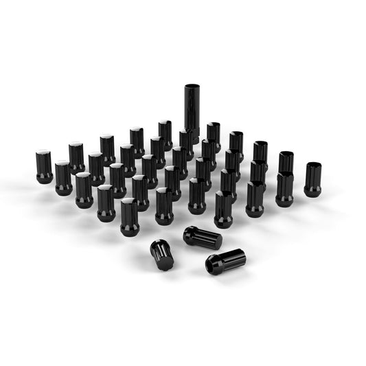 TeraFlex | Spline Drive Lug Nut Kit 9/16 Inchx18 Black 36 pcs TeraFlex | 1051916