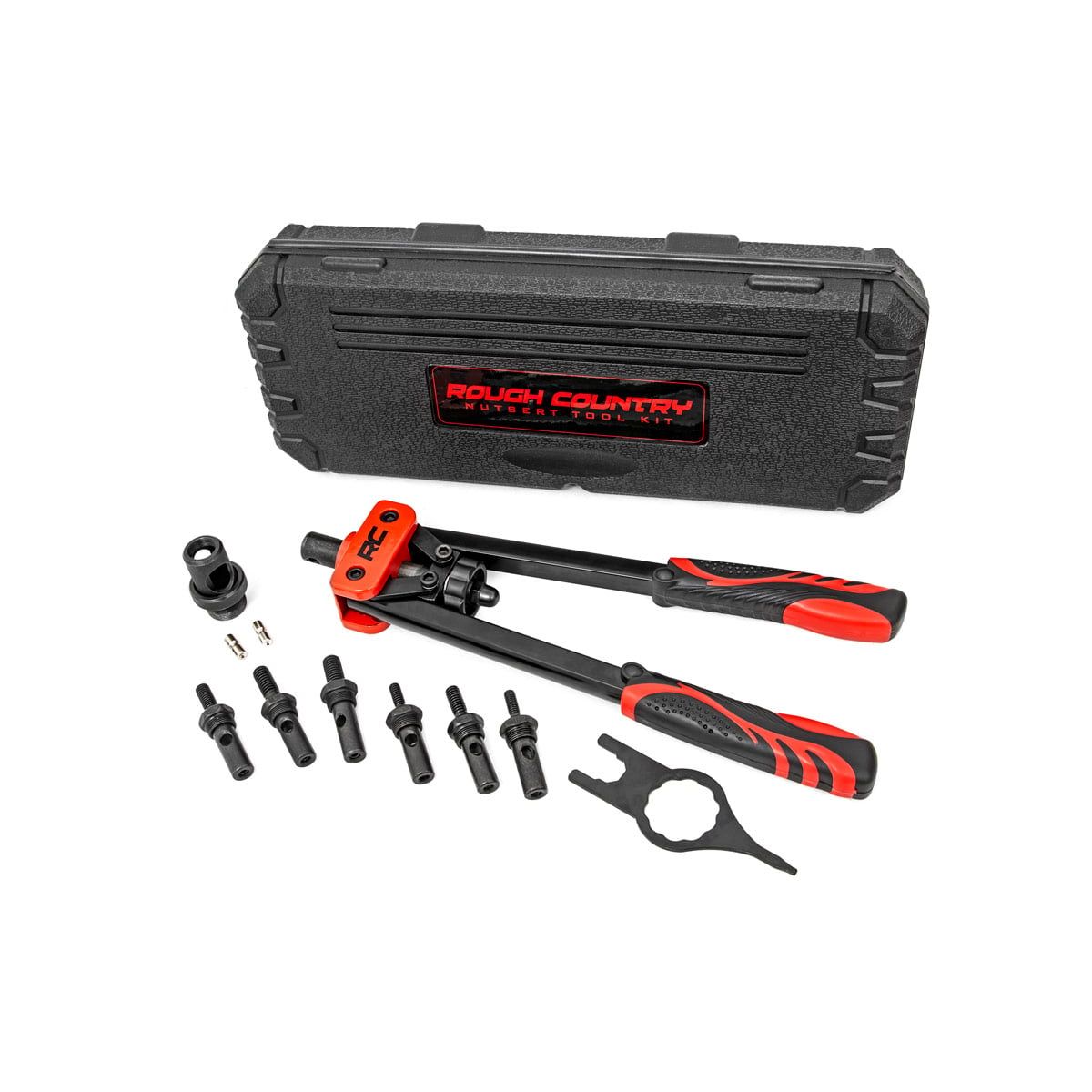 ROUGH COUNTRY Nutsert Toolkit - 10 Piece System W/Quick Change Mandrel Set | 10583