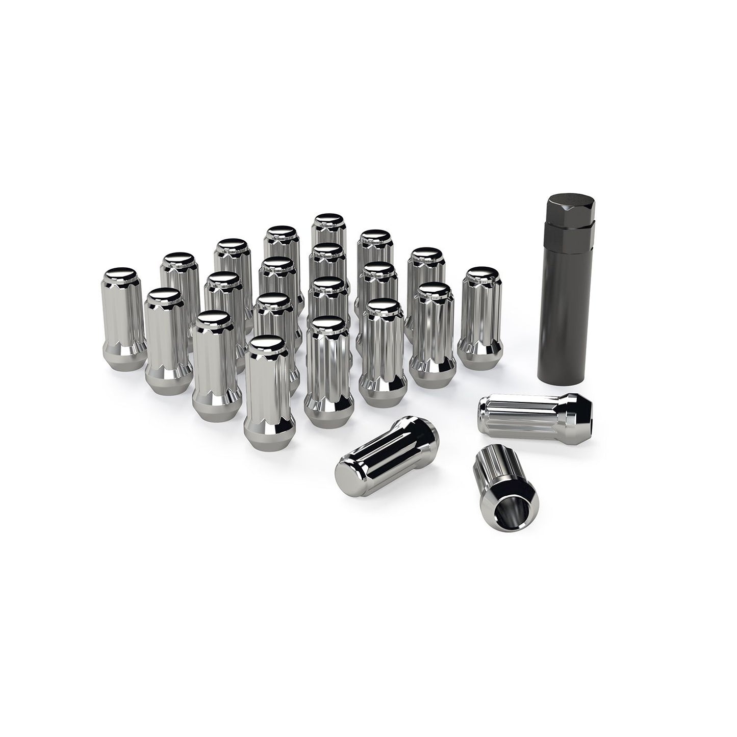 TeraFlex | Spline Drive Lug Nut Kit M14-1.5 Chrome 23 pcs TeraFlex | 1060916