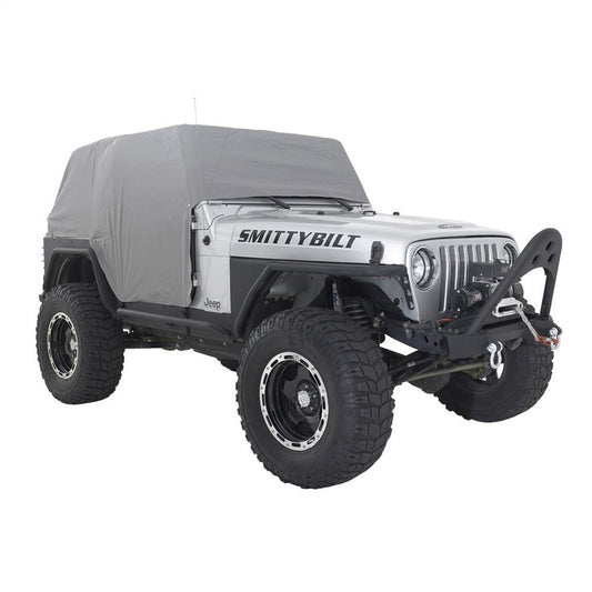 Smittybilt Cab Cover Water Resistant w/Door Flaps Gray I 1061