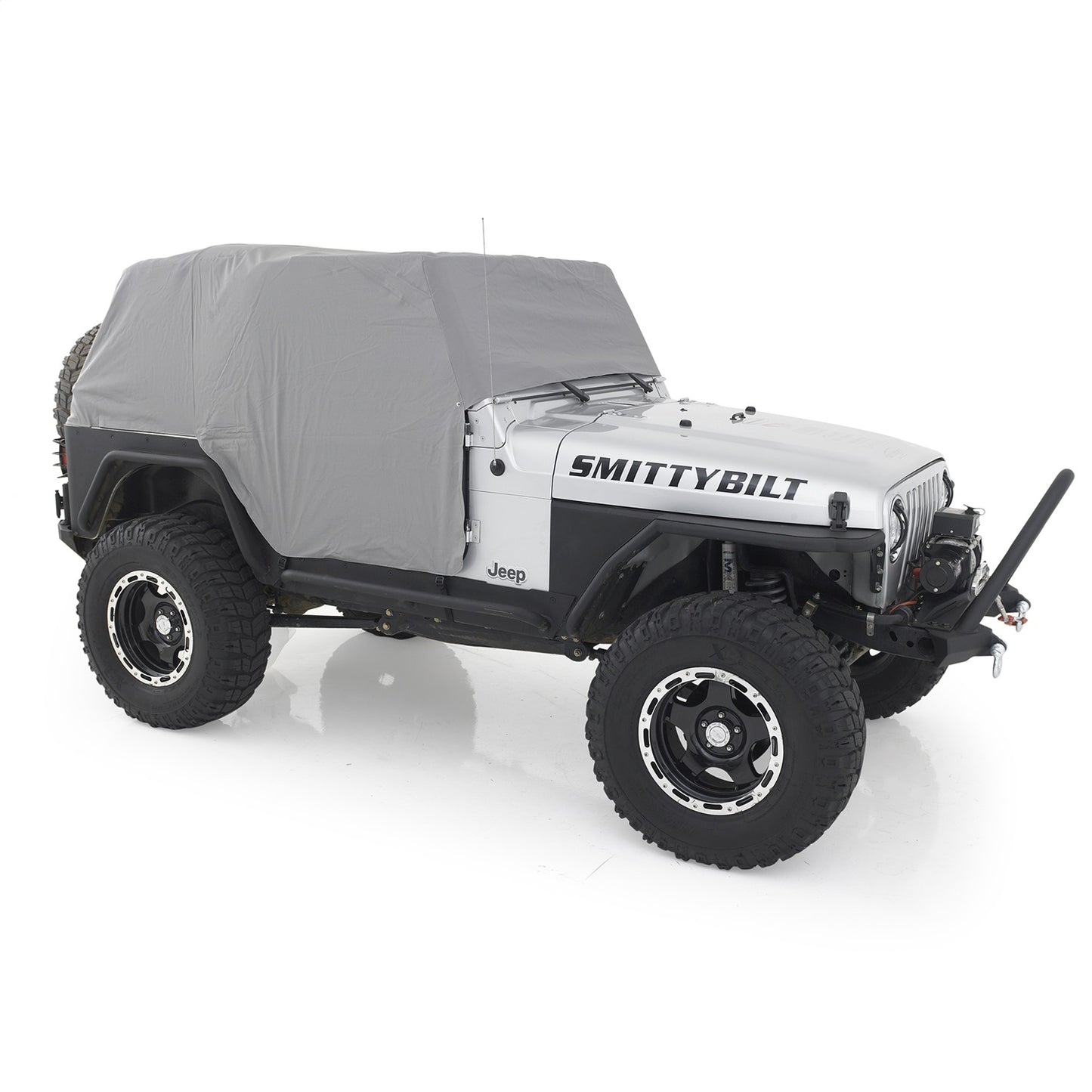 Smittybilt Cab Cover Water Resistant w/Door Flaps Gray I 1061