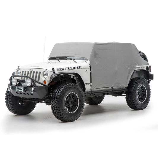 SMITTYBILT | Cab Cover W/Door Flap Water Resistant 07-18 JeepWrangler JK 4 Door Gray Smittybilt |1069