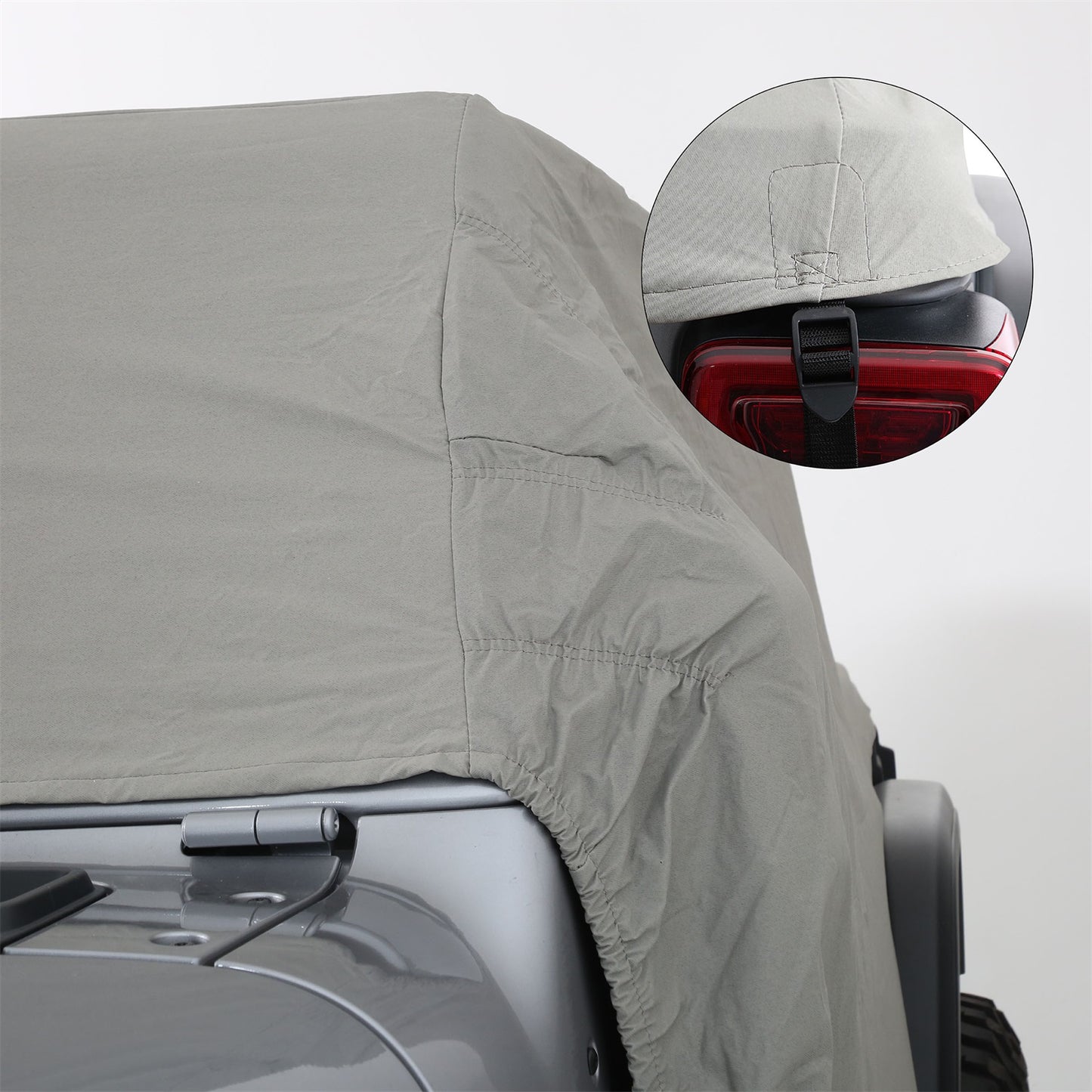 Smittybilt Cab Cover Water Resistant w/Door Flaps Gray I 1070