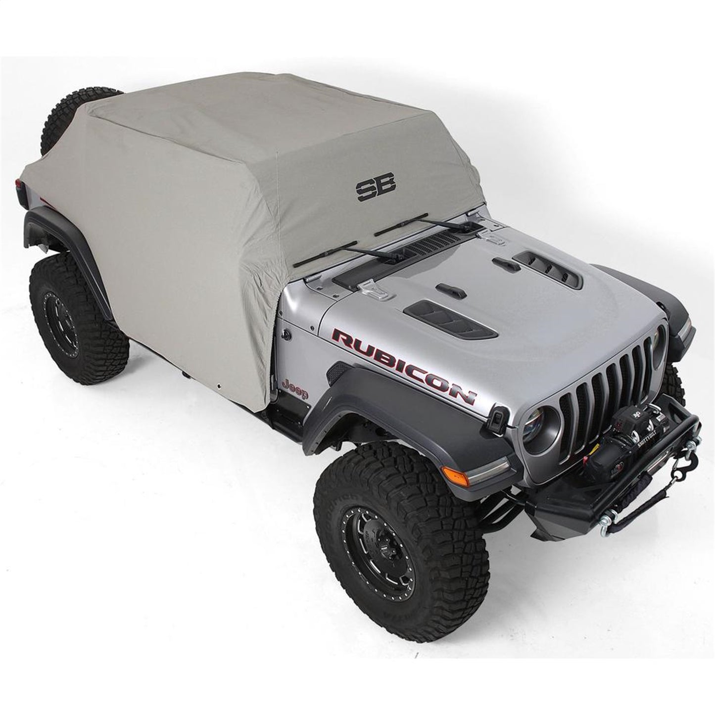 Smittybilt Cab Cover Water Resistant Gray w/Door Flaps I 1071