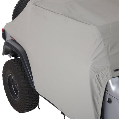 Smittybilt Cab Cover Water Resistant Gray w/Door Flaps I 1071