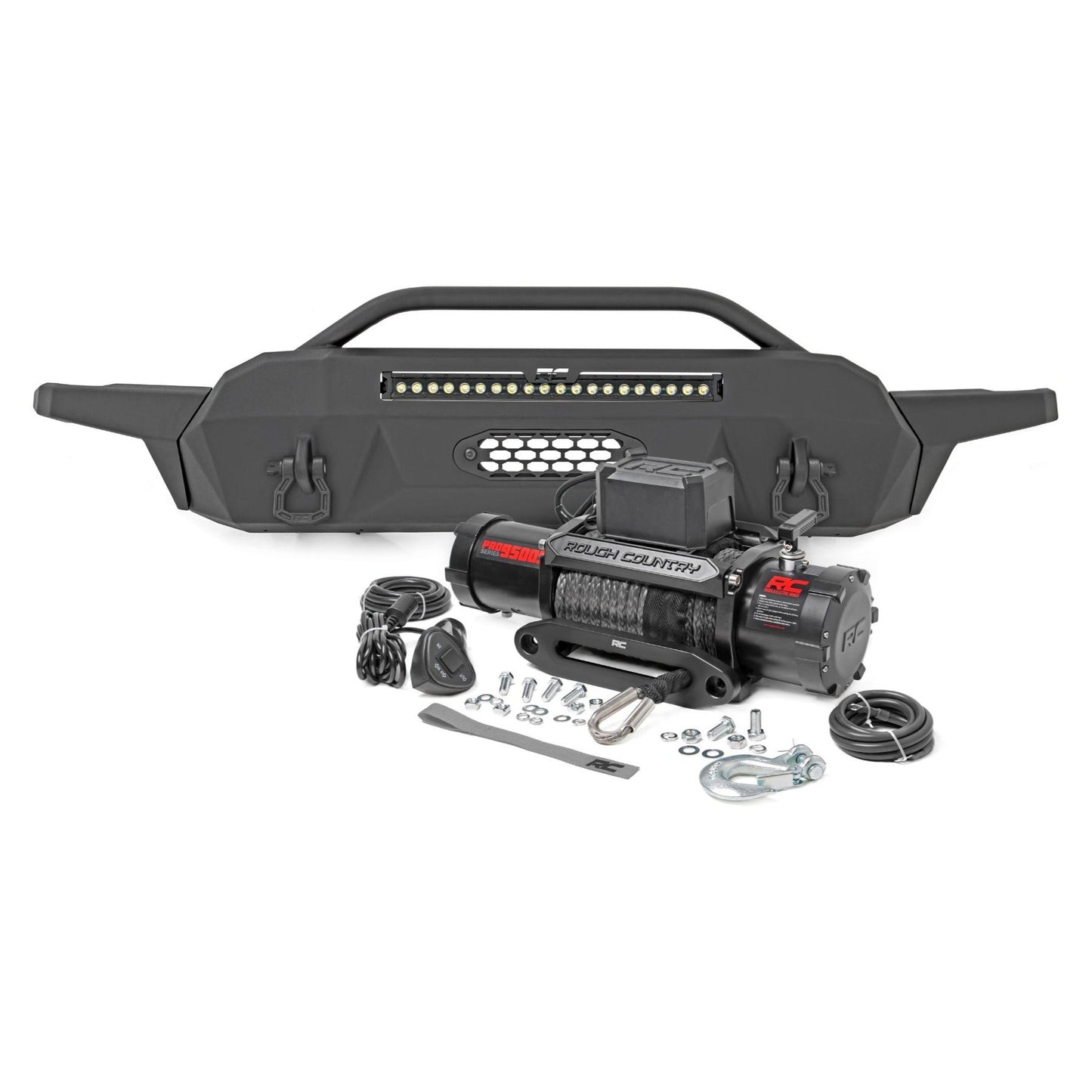 Rough Country Black Series Front Bumper I 10722