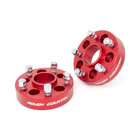 Rough Country Anodized Red 1.5 Inch Wheel Adapters I 1092RED