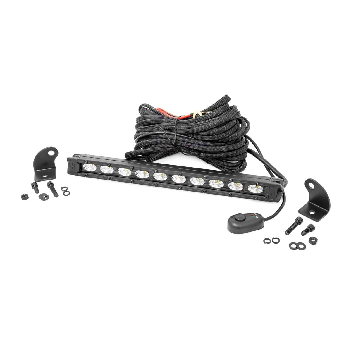 ROUGH COUNTRY 10 Inch Black Series LED Light Bar| Slim Line | 70411ABL