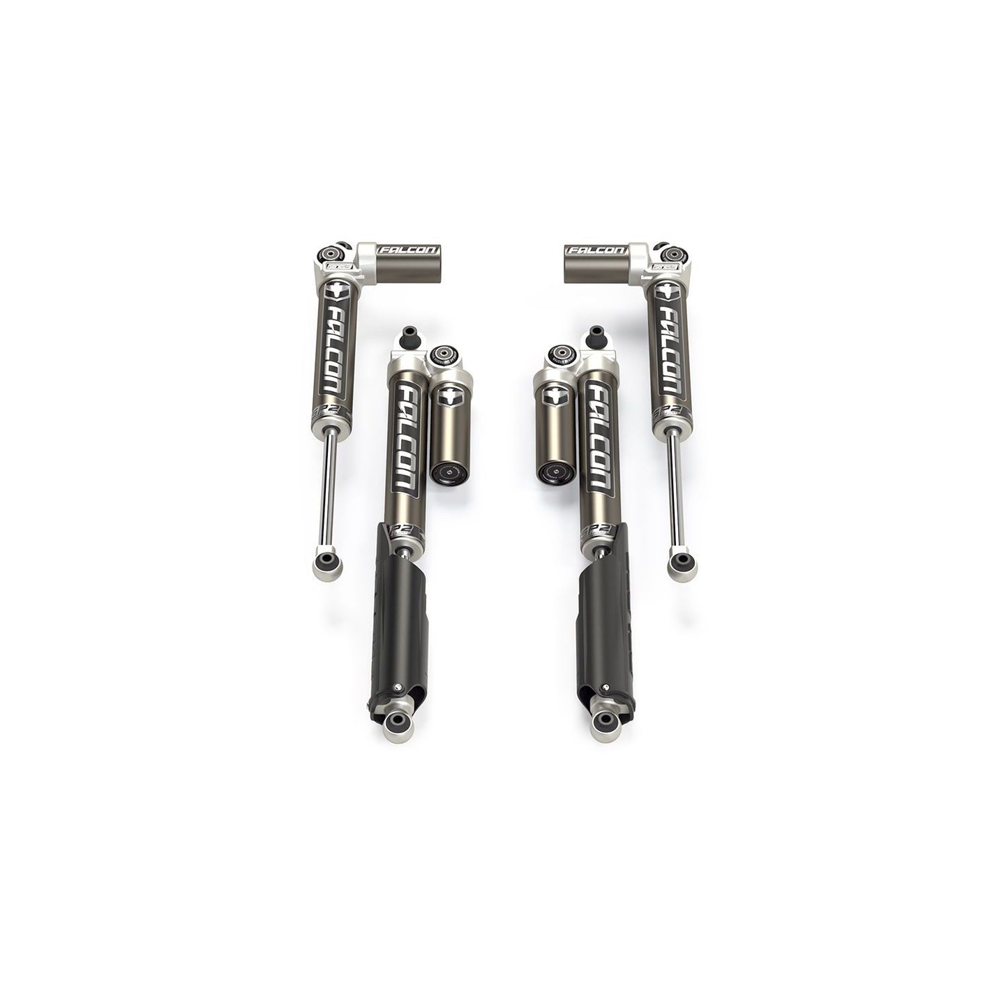 FALCON SHOCKS | 18-Up Jeep Wrangler JL EcoDiesel/4xe/392 SP2 3.1 Piggyback Shock Kit 0-1.5 Inch Lift Falcon Shocks | 11-02-31-400-002