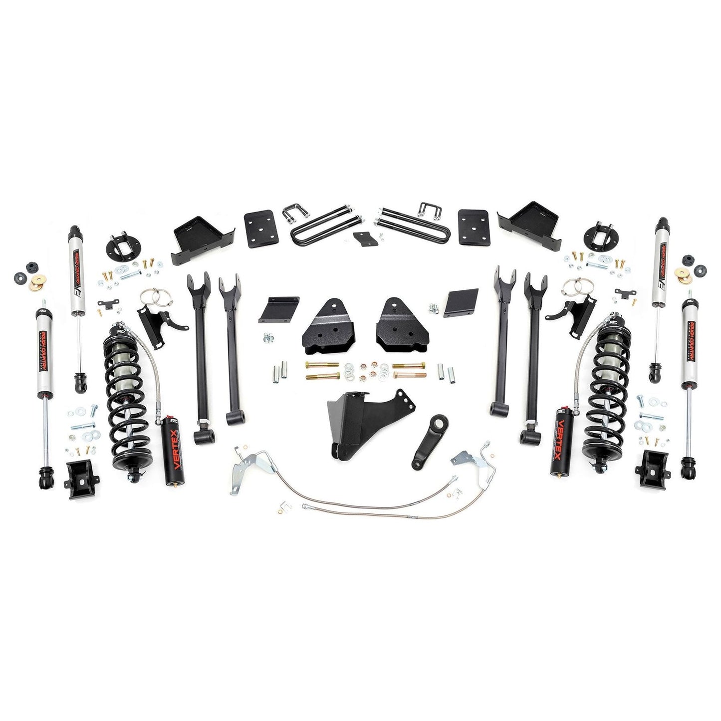 Rough Country V2 Monotube Shocks 6 Inch Coilover Conversion Lift Kit I 52758