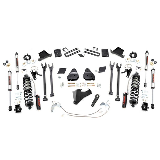 ROUGH COUNTRY 6 Inch Lift Kit  | 4-Link  |  No OVLD  |  C/O V2 | Ford F-250 Super Duty (15-16) | 52758
