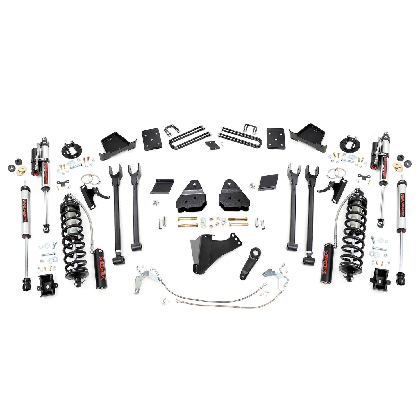ROUGH COUNTRY 6 Inch Lift Kit  |  4-Link  |  No OVLD  |  C/O Vertex | Ford F-250 Super Duty (11-14) | 53259