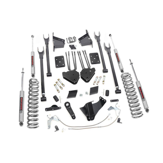 ROUGH COUNTRY 6 Inch Lift Kit | 4-Link | No OVLD | Ford F-250 Super Duty 4WD (2011-2014) | 532.2
