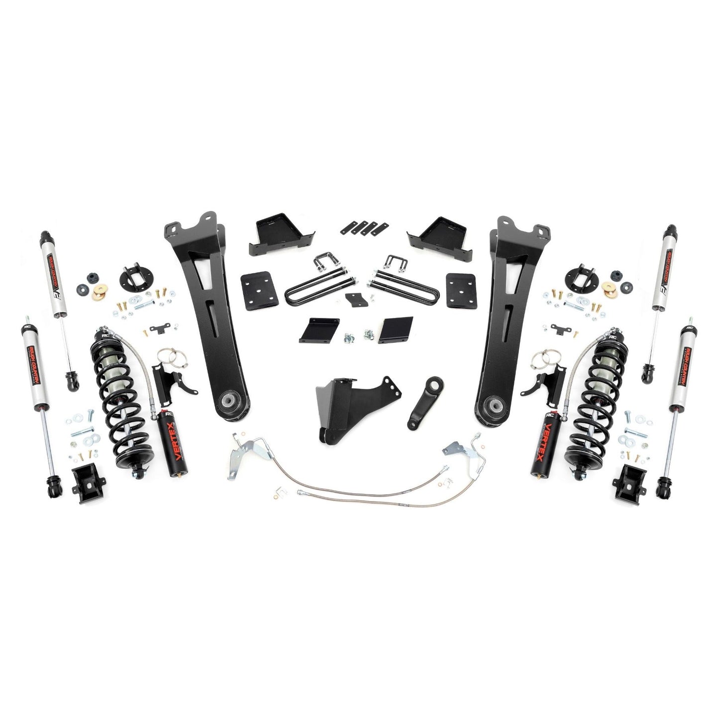 Rough Country V2 Monotube Shocks 6 Inch Coilover Conversion Lift Kit I 54158