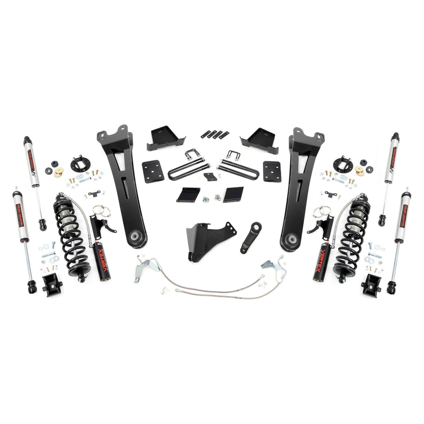 Rough Country V2 Monotube Shocks 6 Inch Coilover Conversion Lift Kit I 54358