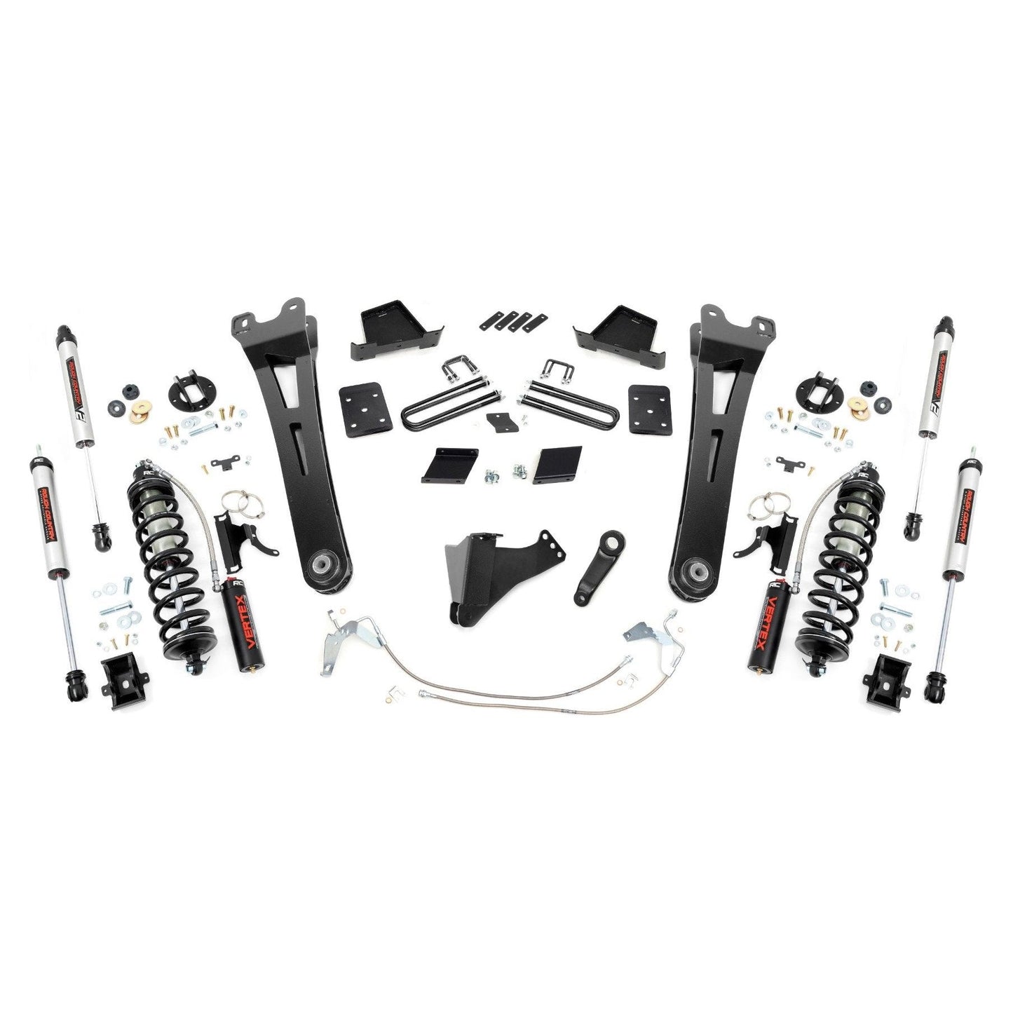 Rough Country V2 Monotube Shocks 6 Inch Coilover Conversion Lift Kit I 54358