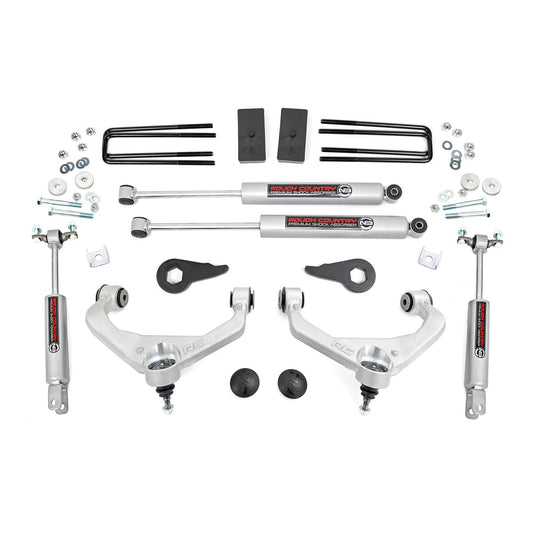 ROUGH COUNTRY 3.5 Inch Lift Kit | w/ Overloads | Chevy/GMC 2500HD/3500HD (11-19) | 97530