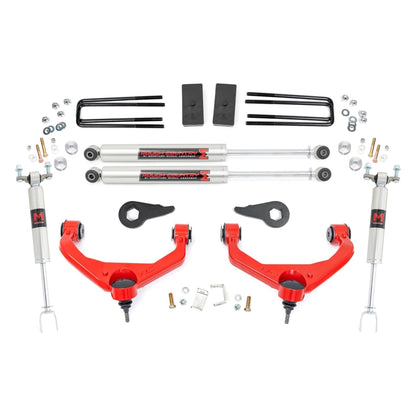 Rough Country M1 Monotube 3.5 Inch Lift Kit I 95940RED